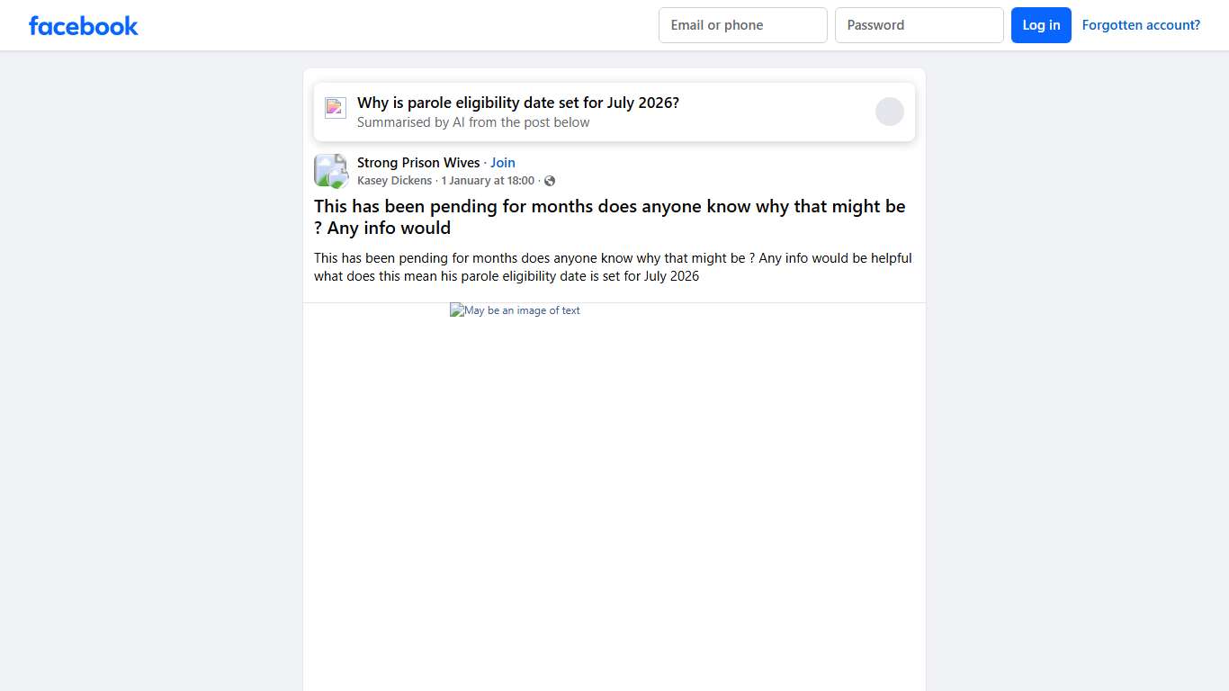 Strong Prison Wives This has been pending for months does anyone know why that might be Facebook